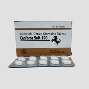 Cenforce Soft 100mg (Sildenafil) Tablets