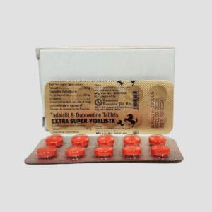Extra Super Vidalista (Tadalafil & Dapoxetine) Tablets