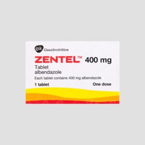 Albendazole 400mg Zentel Tablets