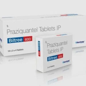 Praziquantel 600mg (Biltree 600) Tablets