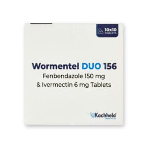 Wormentel DUO 156 (Fenbendazole 150mg & Ivermectin 6mg) Tablets